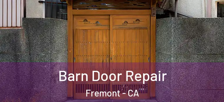  Barn Door Repair Fremont - CA