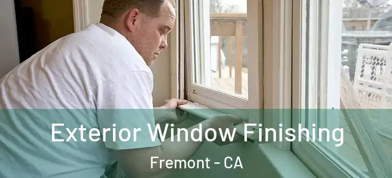  Exterior Window Finishing Fremont - CA