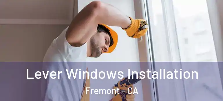  Lever Windows Installation Fremont - CA