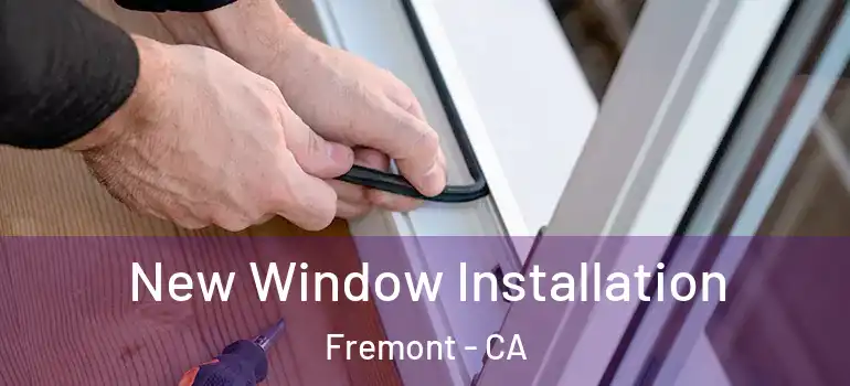 New Window Installation Fremont - CA