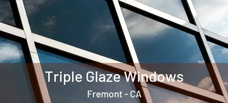  Triple Glaze Windows Fremont - CA