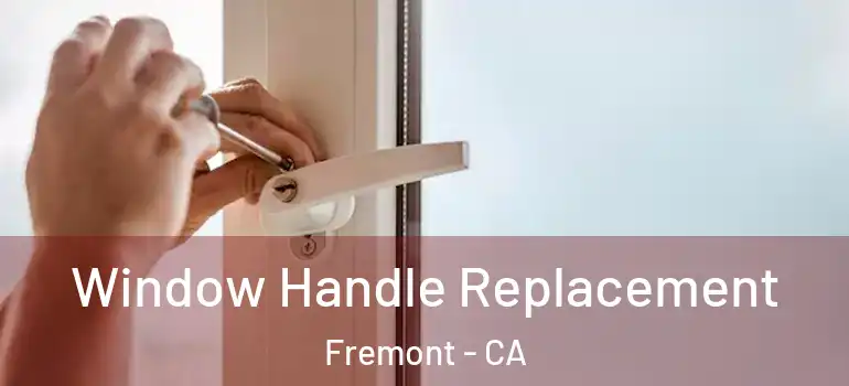 Window Handle Replacement Fremont - CA